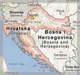 Udaljenosti i karta Hrvatske
